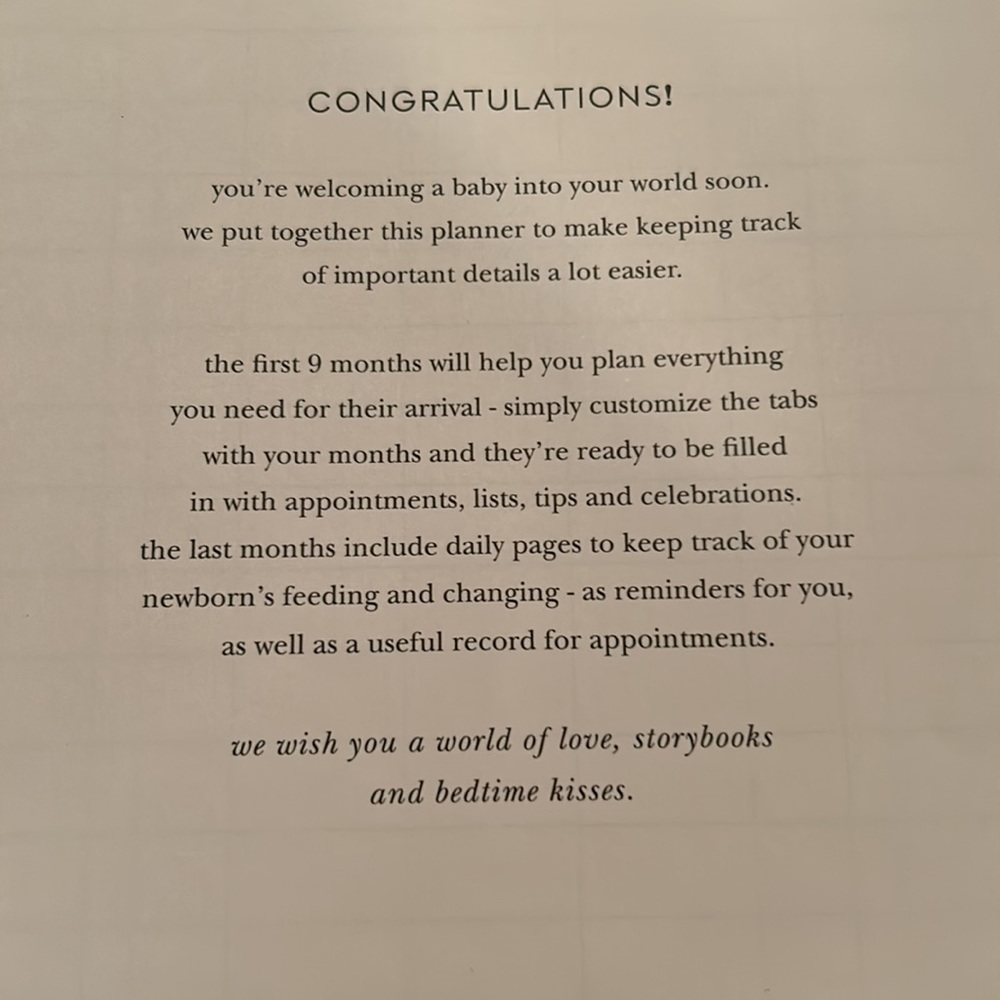 Kate Spade pregnancy planner - Picture 2 of 9